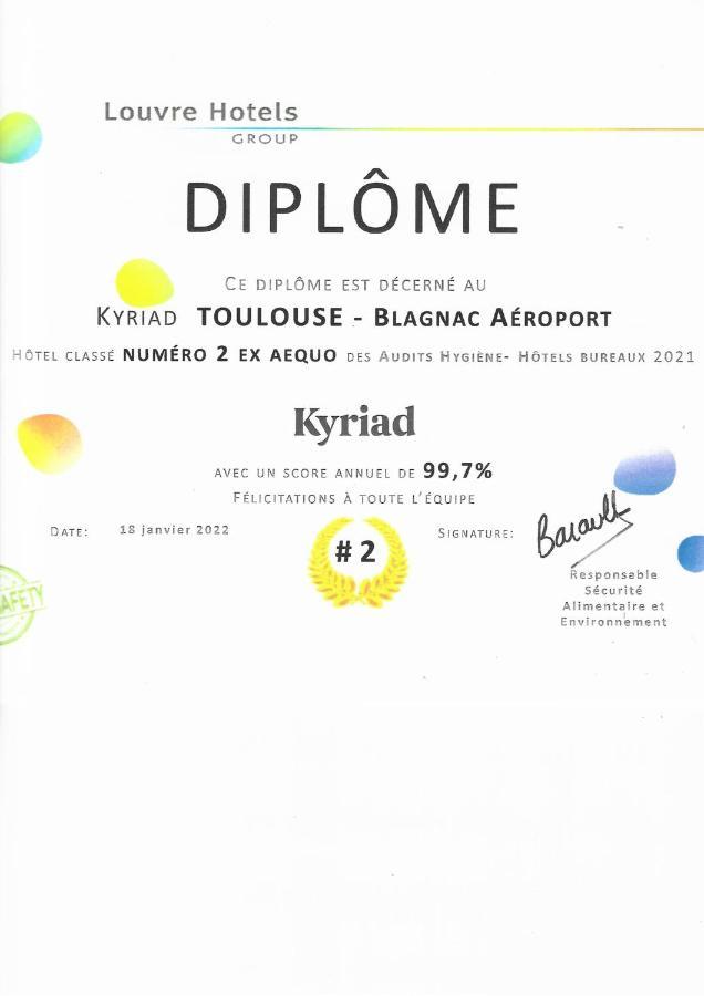Kyriad Toulouse Blagnac Aeroport Exteriér fotografie